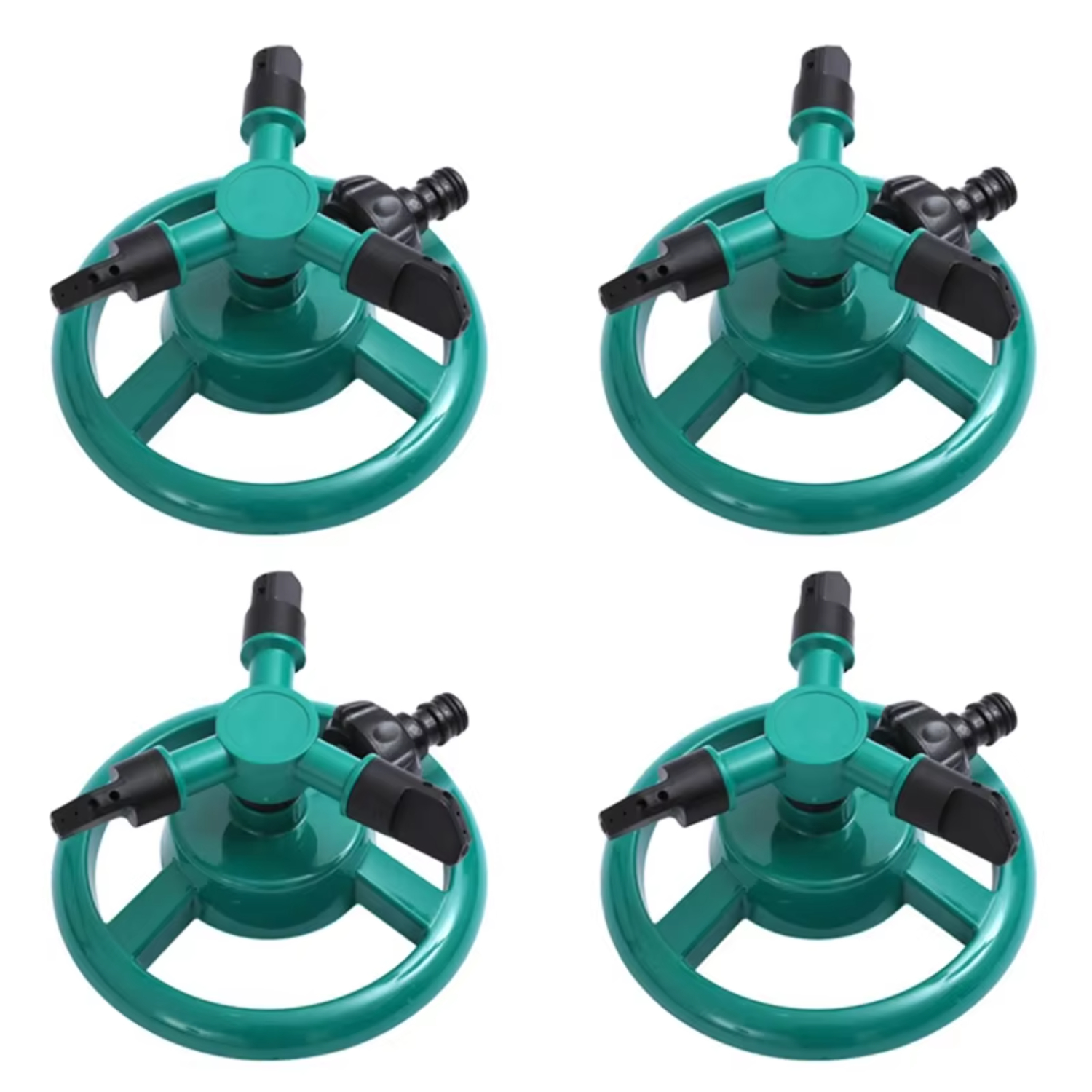 Automatic Sprinkler Degree Automatic Rotating Sprinkler Lawn Garden Irrigation Equipment Rotating Sprinkler Gardening supplies: green