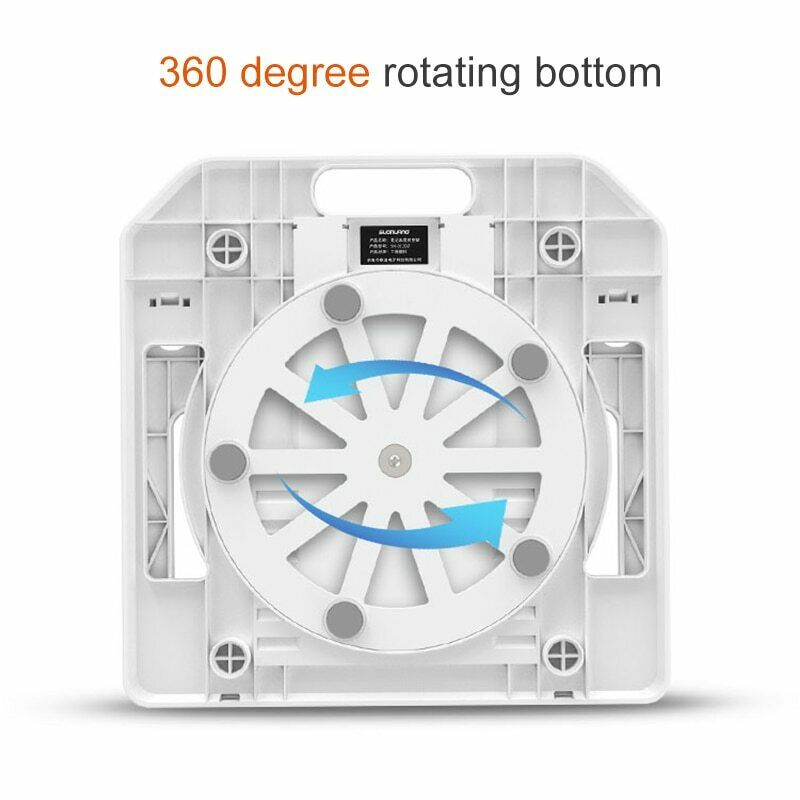 Rotatable Laptop Stand Foldable Seven Heights Adjustable Cooling Bracket With Phone Holder For 10 - 15.6 Inch Laptop Tablet