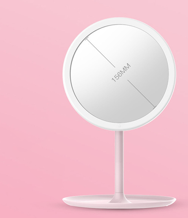 Led makeup mirror зеркало для макияжа touch screen desktop mirror USB rechargeable travel folding bathroom beauty mirrors