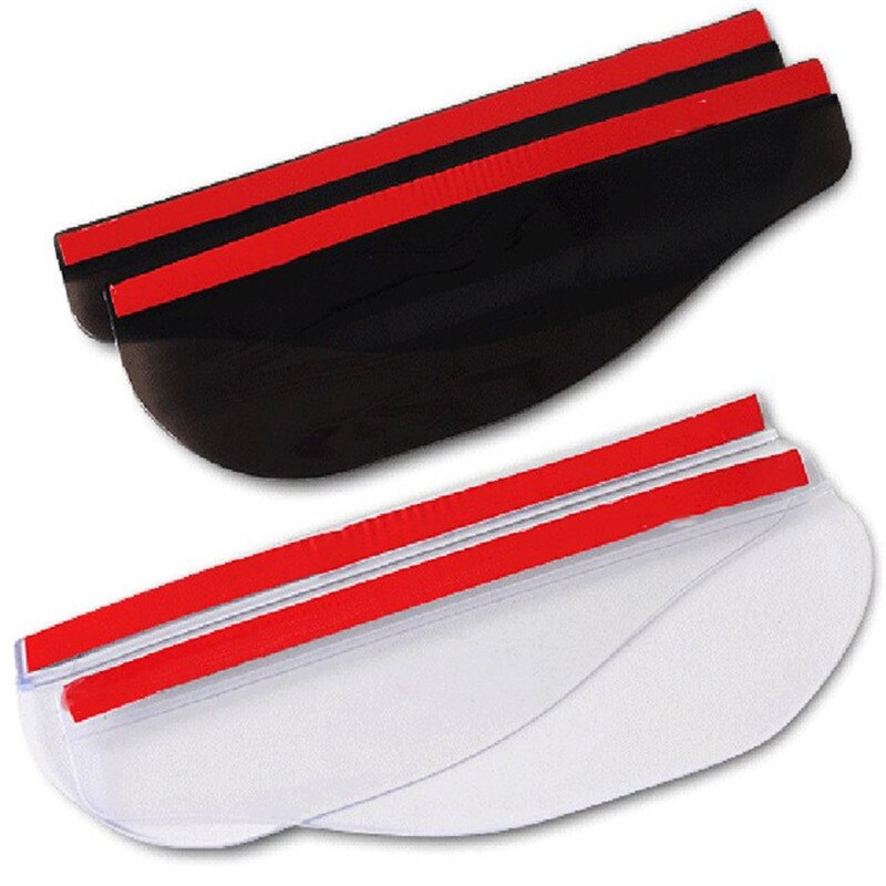 2 pezzi PVC auto specchietto retrovisore adesivo pioggia sopracciglio guarnizione auto specchio pioggia scudo ombra copertura protettore protezione impermeabile