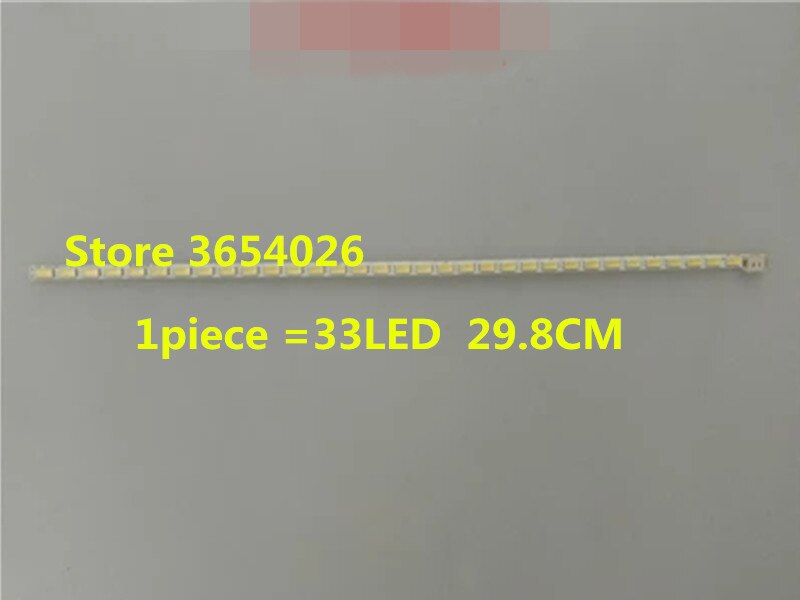 1 stk led bar lys til tcl  l23 f 3200b baggrundslys slæde smme 230 bmm 002 l33 hf omdrejninger 01 (0114) 1 stk= 33 led 29.80cm