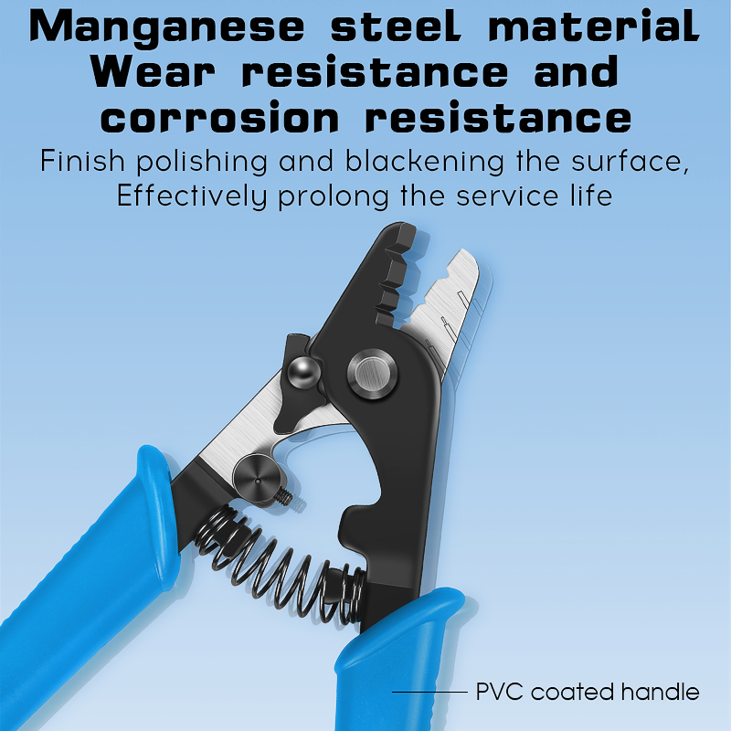 VCFS-33 Pelacables/alicates/pelacables de fibra óptica de tres puertos herramientas FTTH alicates pelacables de fibra óptica