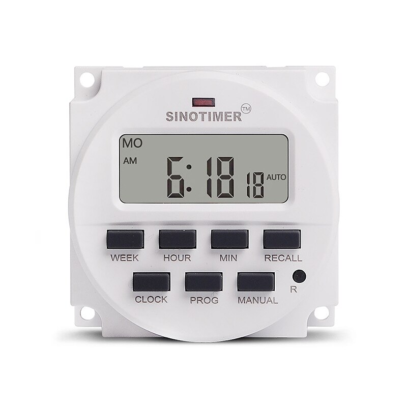 1.6 Inch Digital 220V 230V AC Programmable Timer Switch Listed Relay Inside And Countdown Time Function Time relay реле времени
