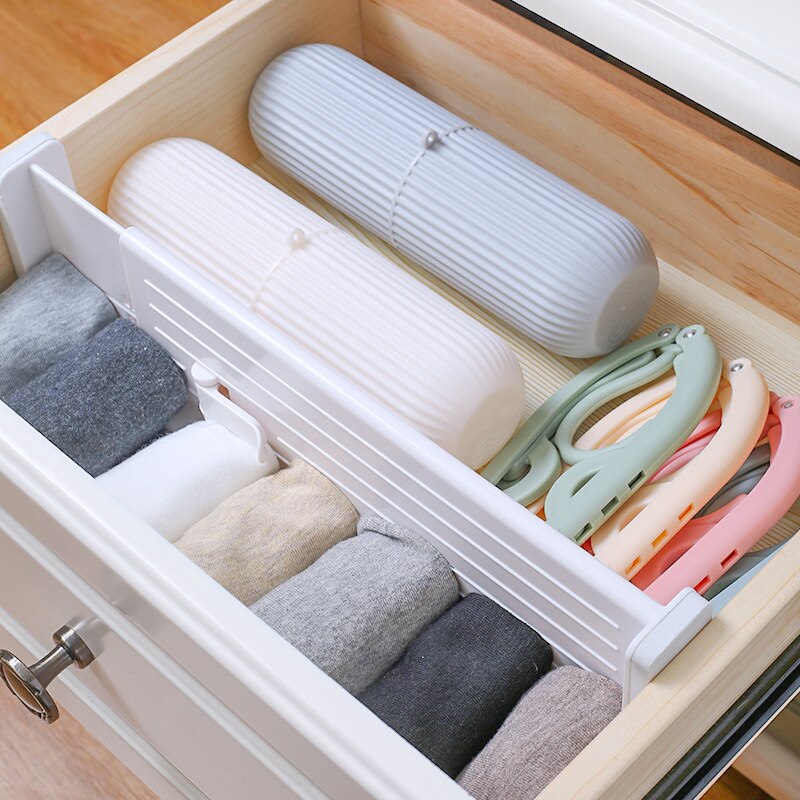 Adjustable Drawer Divider Closet Organizer Cabinet Drawer Partition Board Division Tool Wardrobe Separator Home Organizer