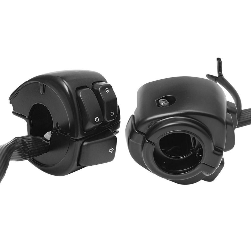 Arnés de cableado para motocicleta Harley XL883 Sportster 883, cubierta de manillar de Control de interruptor de 1 ", color negro