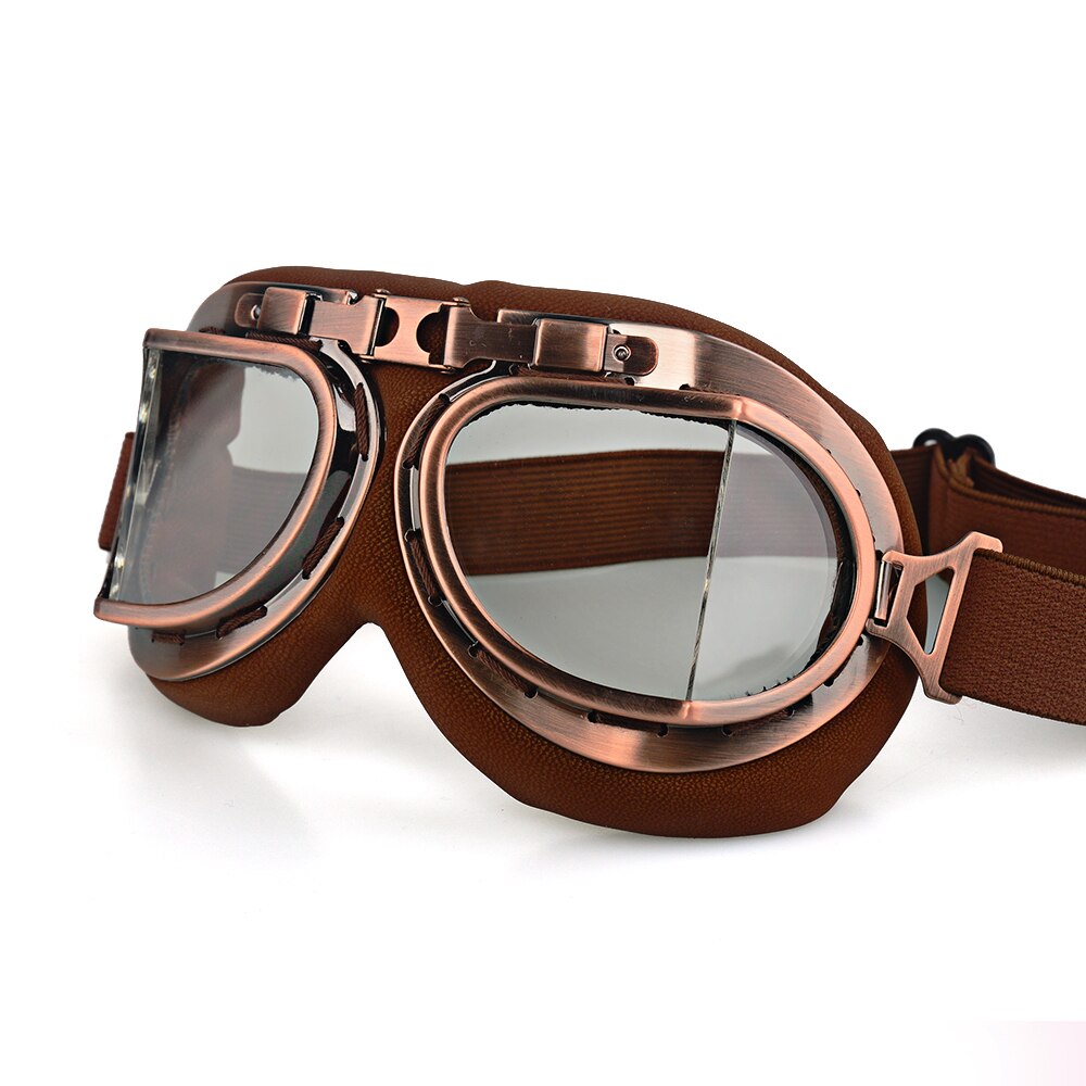 Lunettes de Moto rétro classique café racer, Vintage, pour Harley Pilot, pour casque, Protection UV
