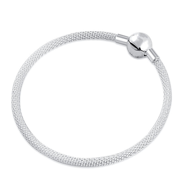 Original Flower Leaf 16~21cm Bracelets Bangles Fit Bead Pendant Dangle Charm DIY Bracelet Women Jewelry