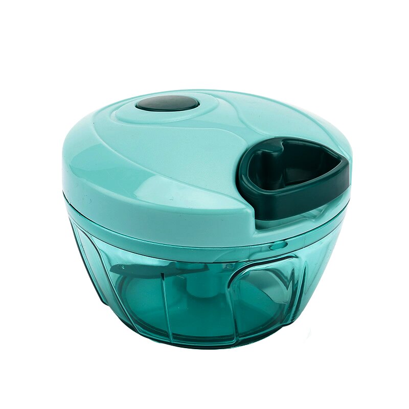 Picadora de carne YAJIAO multifunción de 900ML, procesador de alimentos para cocina, carne, fruta, Salsa, pimienta, cebolla, nuez, picadora manual: 485ML