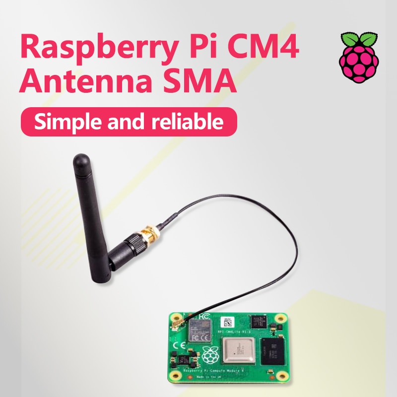 Raspberry Pi Compute Module 4 Antenna Kit, Certified for Use with CM4