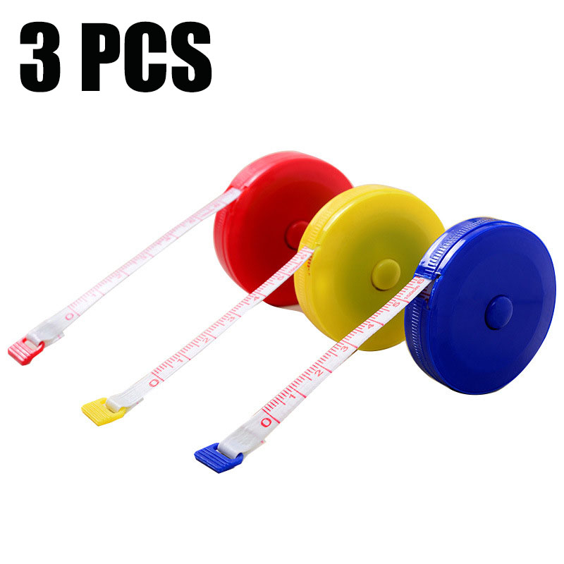 Mini Retractable Ruler 3 Pcs Mini Portable 1.5m Retractable Ruler Centime... – Grandado
