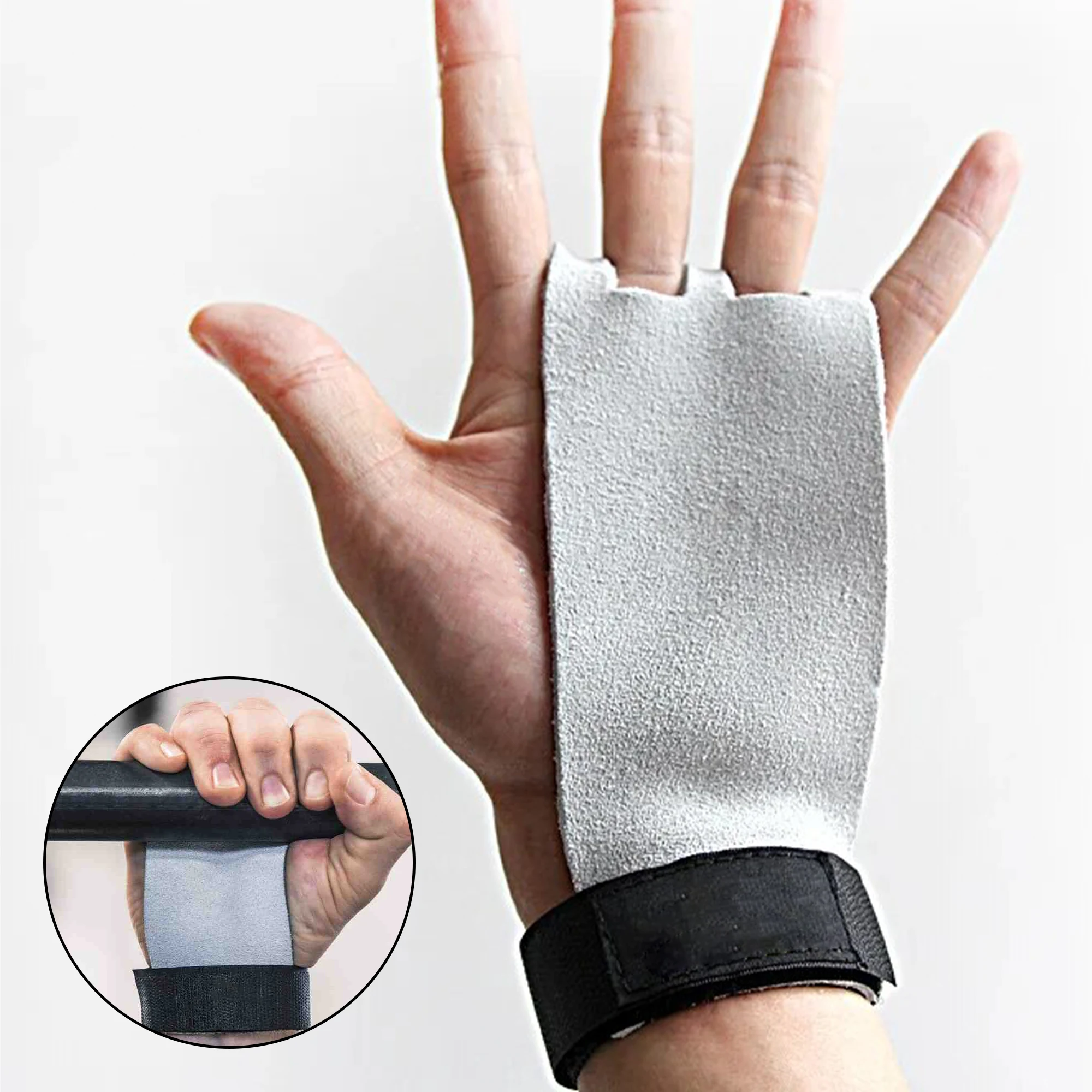 Gants de musculation Crossfit pour gymnastique, poignée en cuir synthétique, protection de la paume pour barre de traction, haltère