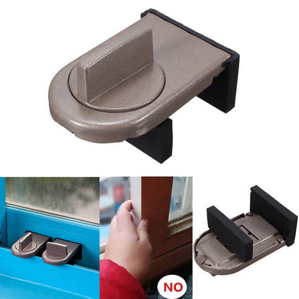 Adjustable Mobile Anti-theft Window Lock Children Safe Security Sliding Window Door Sash Lock Restrictor Safety Catch Tool #Y1