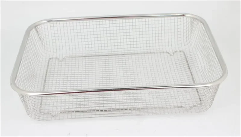 Quadratisches, dickes, rechteckiges Gemüse- und Obstwaschen aus Edelstahl, Küchenutensilien, Sieb, Küchenspüle, Waschkorb für die Küche