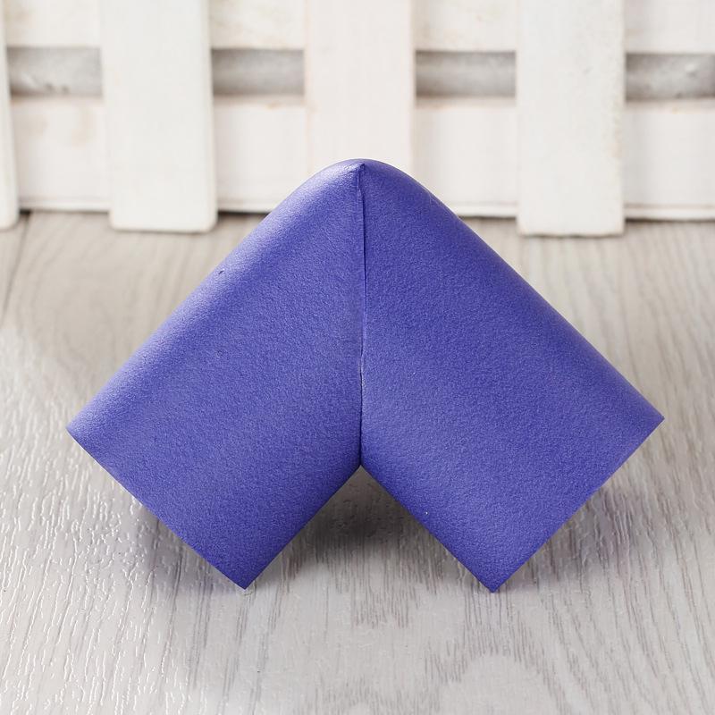 4 pièces mousse bébé sécurité coin Table protecteur doux bord coin gardes sécurité enfant sécurité coffre-fort preuve coussin gardes Protection: purple