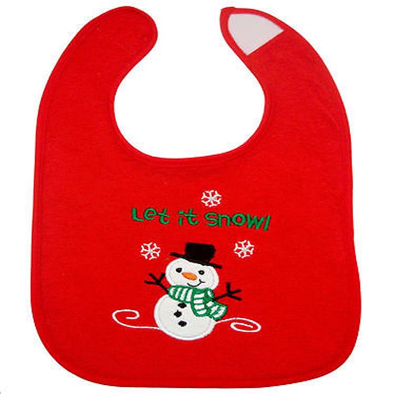 Eerste Kerst Slabbetje Speeksel handdoek Geborduurd Aandenken Kerstcadeau