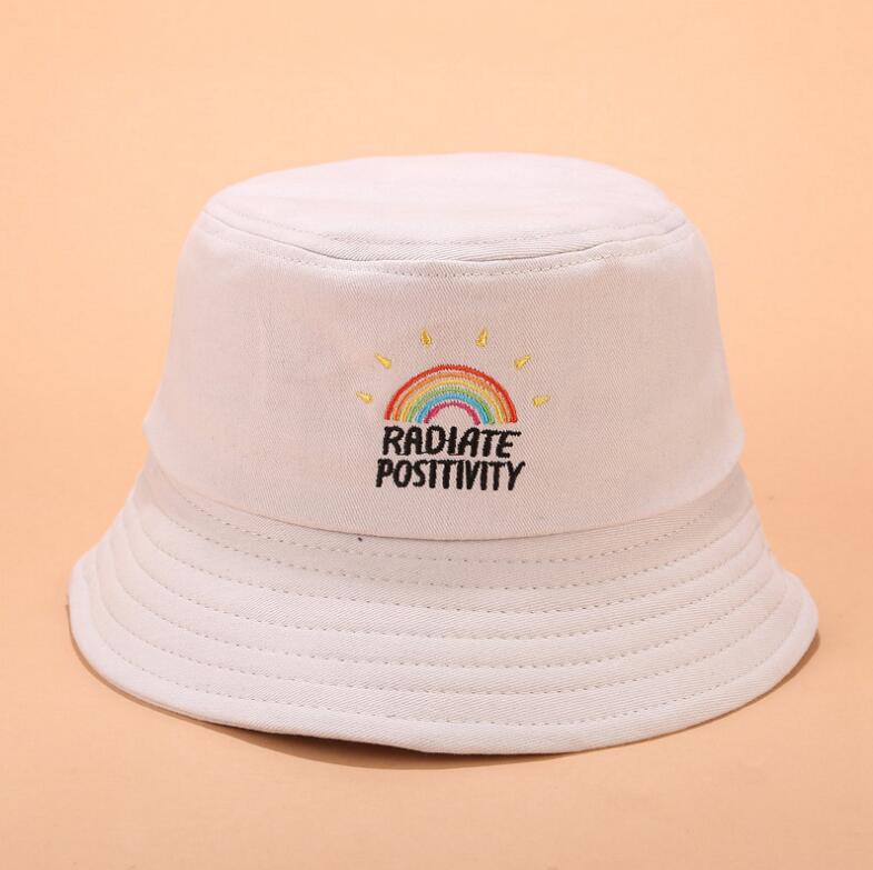 Sommer kvinder solcreme unisex foldbar spand hat: Beige