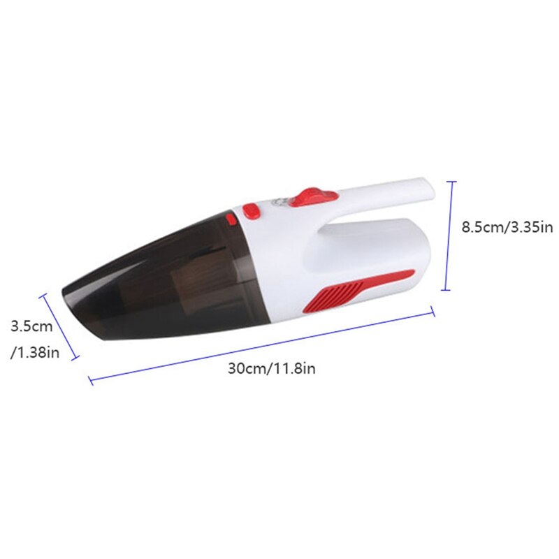 Aspiradora portátil de succión de enchufe de mano húmeda/seca para el hogar del coche 120W 12V