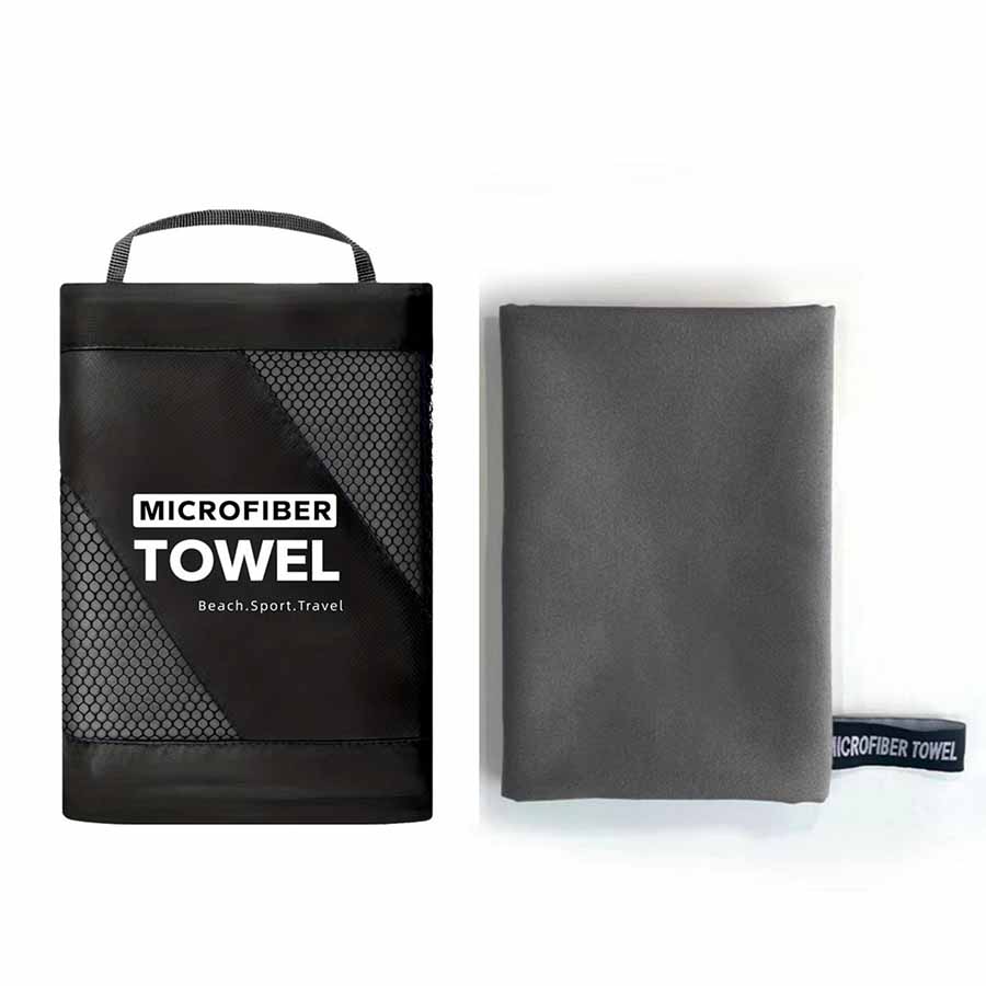 Mikrofaser-Schwimmen, Laufen, Sportzubehör, Strandhandtuch, schnell trocknend, moderner Stil, ideal für Camping, Strand, Fitnessstudio, Rucksackreisen: 50x90cm