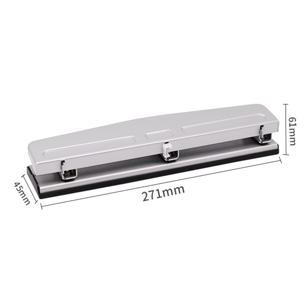 4-Hole Adjustable Hole Punch Suitable for A2 A3 A4 Paper, 10 pieces Paper One Time, 6mm Hole Size DIY Tools Office Binding