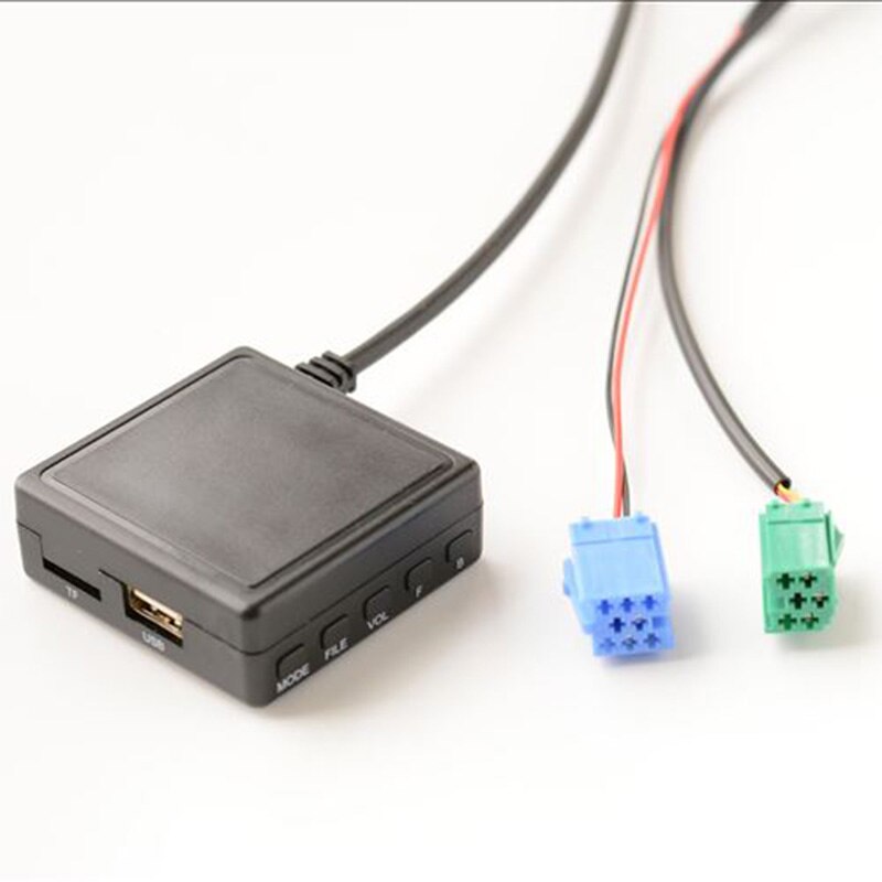 For Renault Bluetooth Audio 55*55*20mm 12V Radio Adapter AUX Handsfree