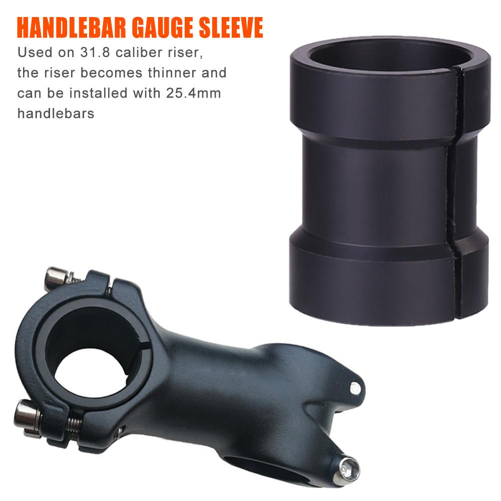 Fietsstuur diameter adapter 25.4 to 31.8mm montage opening afstellen mtb racefiets stuur gereedschap fietsaccessoires