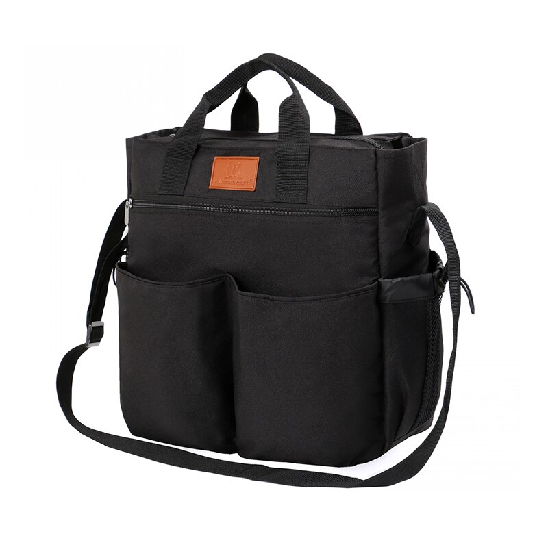 Multifunctionele Kinderwagen Organizer Mummie Zak Waterdichte Nappy Luiertas Outdoor Opknoping Wagen Kinderwagen Buggy Winkelwagen Fles Zak: C Large Black