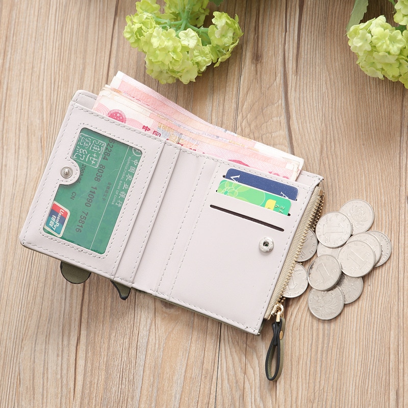 Women Wallet Lovely Cartoon Animals Wallet Women Short Leather Women Wallets Zipper Purses Portefeuille Female Purse Clutch