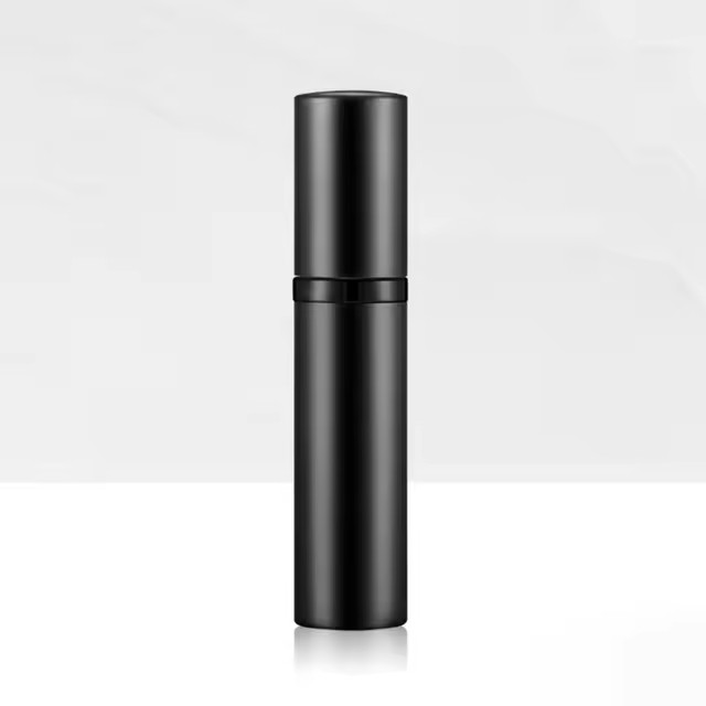 5ml Mini Aluminum Spray Alcochol Empty Refillable Bottle Portable Perfume Atomizer Liquid Container For Cosmetics Traveling: black