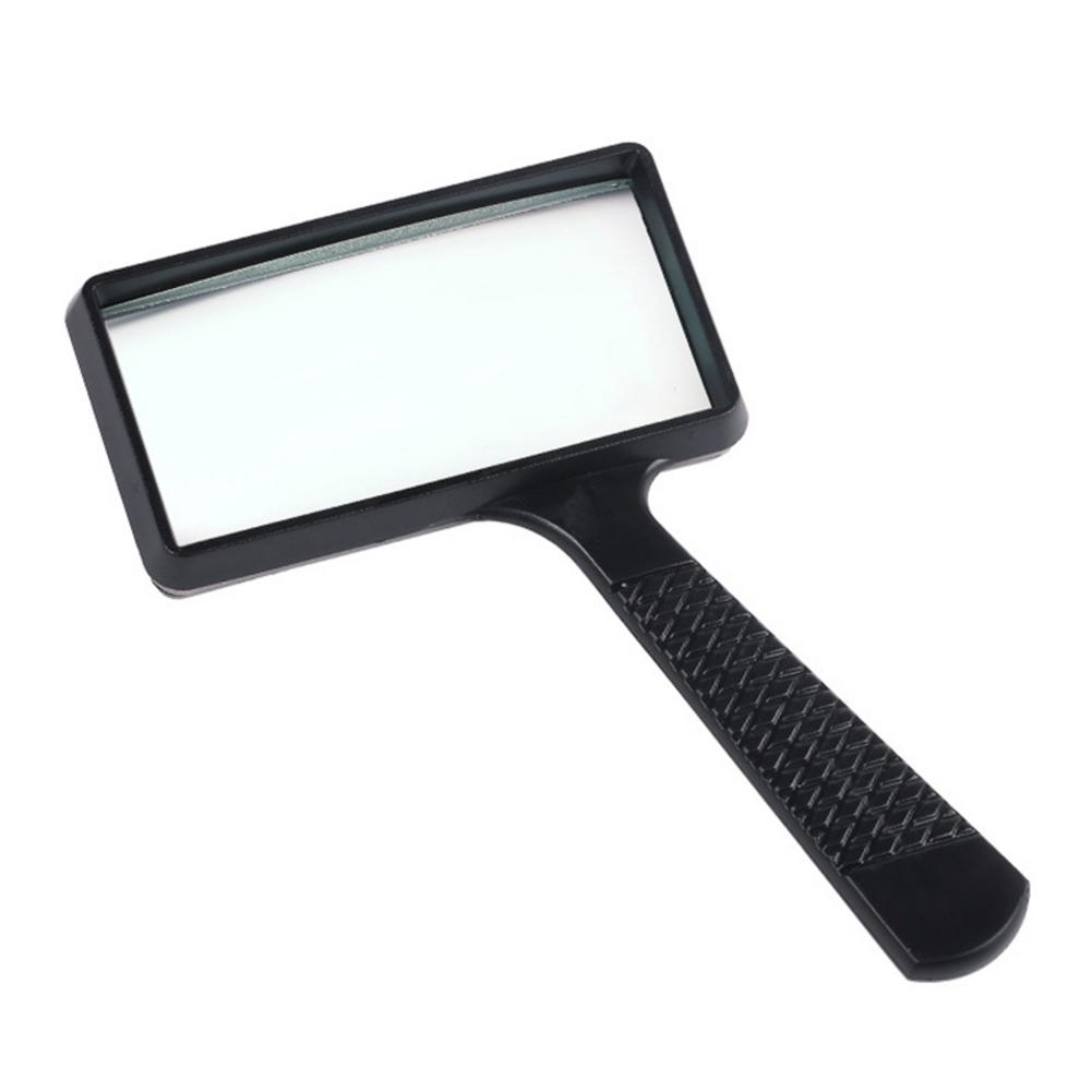 Forstørrelsesglas håndholdt firkantet læselup forstørrelsesglas lupe 84026 #20