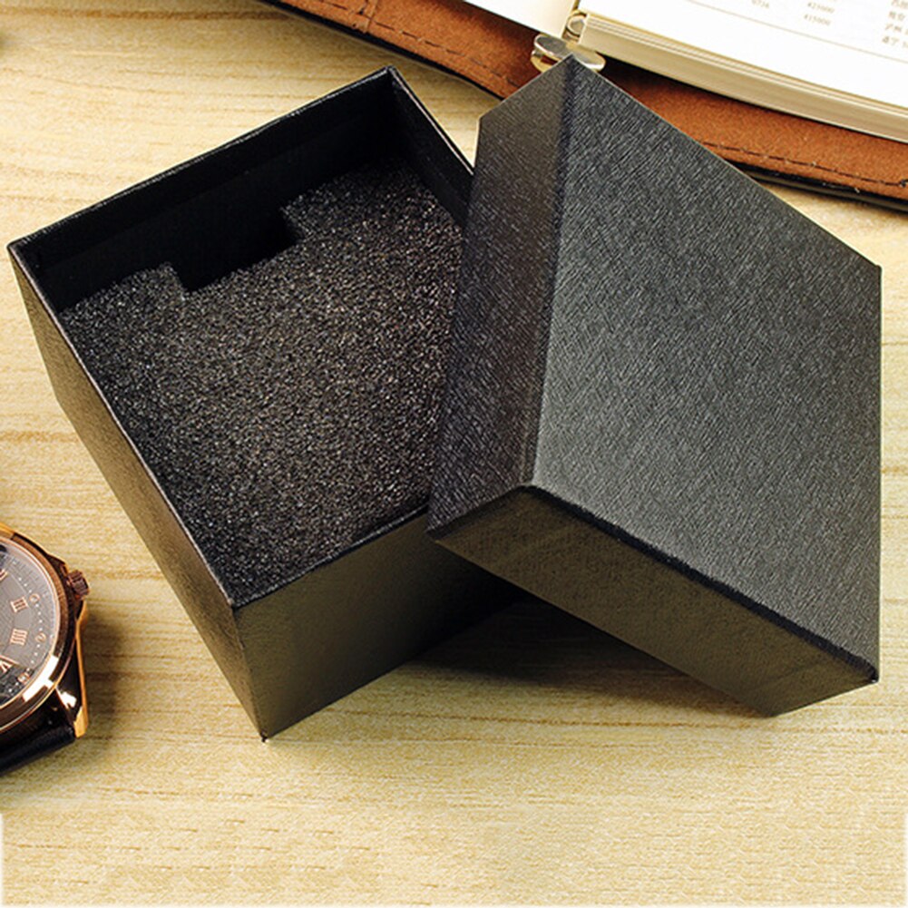 , caja de para , relojes resistentes, estuche brazalete para pulsera, joyería, caja de reloj sólida, con tapa