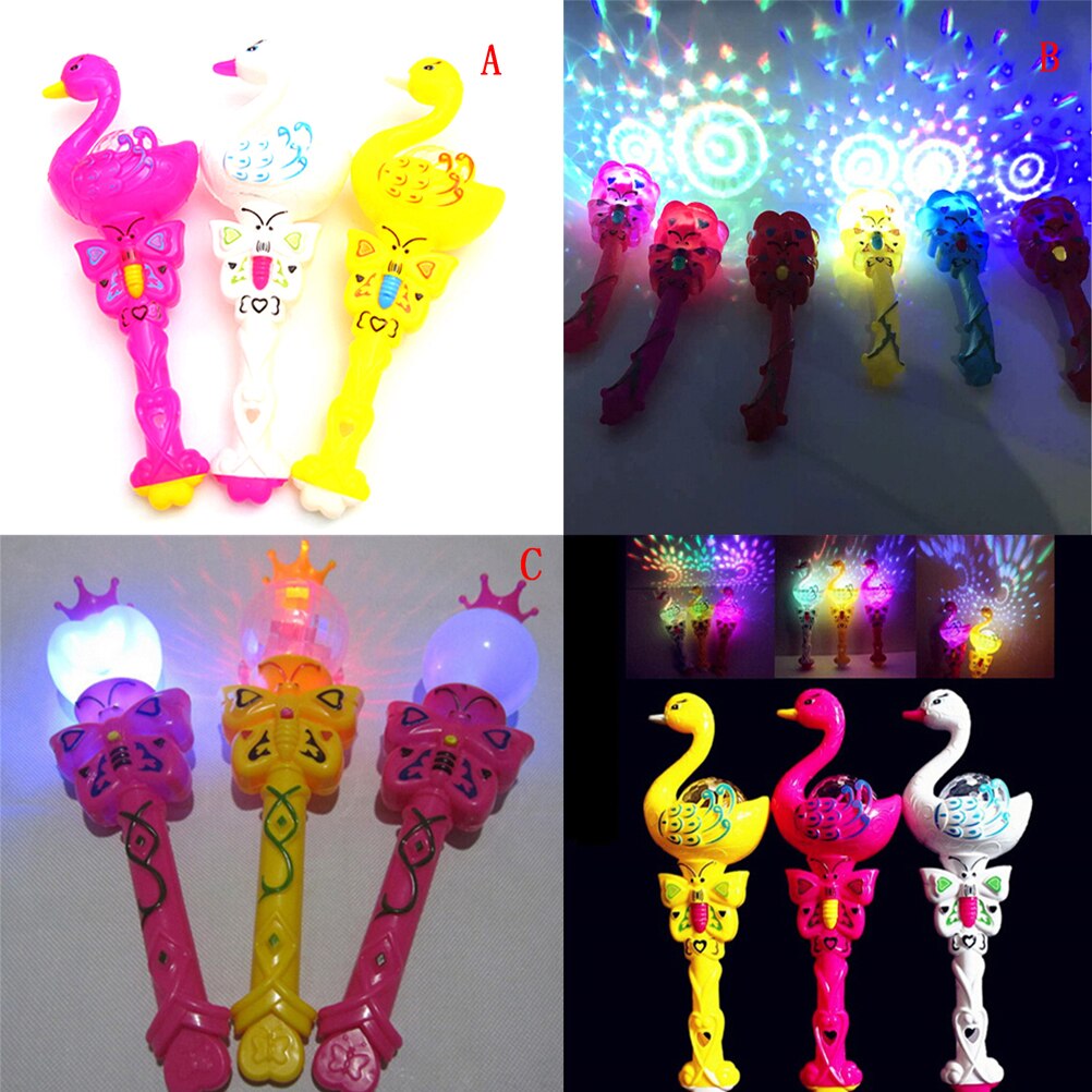 1pc Light-Up Glowing Rod Toys LED Light Up Multi Style Flashing Glow For Party Toys Luminous Toy