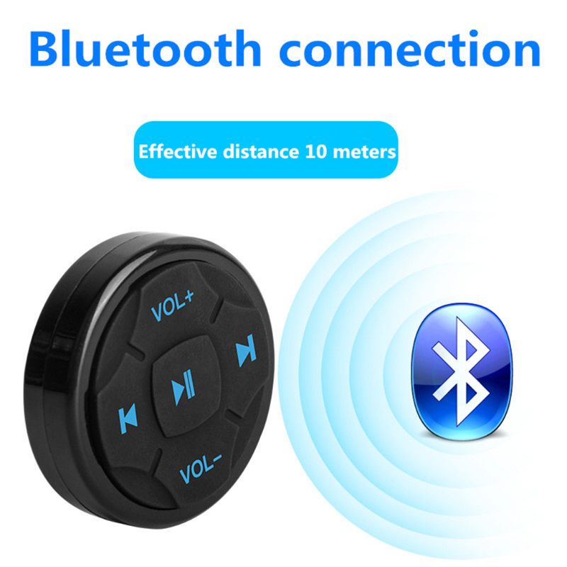 Universele Auto Stuurwiel Draadloze Bluetooth Afstandsbediening Media Knop 6XDB
