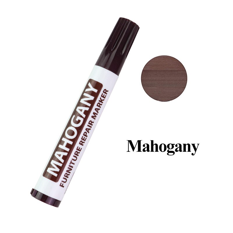 Furniture Touch-up/Fill Paint Marker Filler Pen Composite Repair Pen Floor/Stairs/Door/Woodenware Scratch/Patch Restore Marker: Burgundy