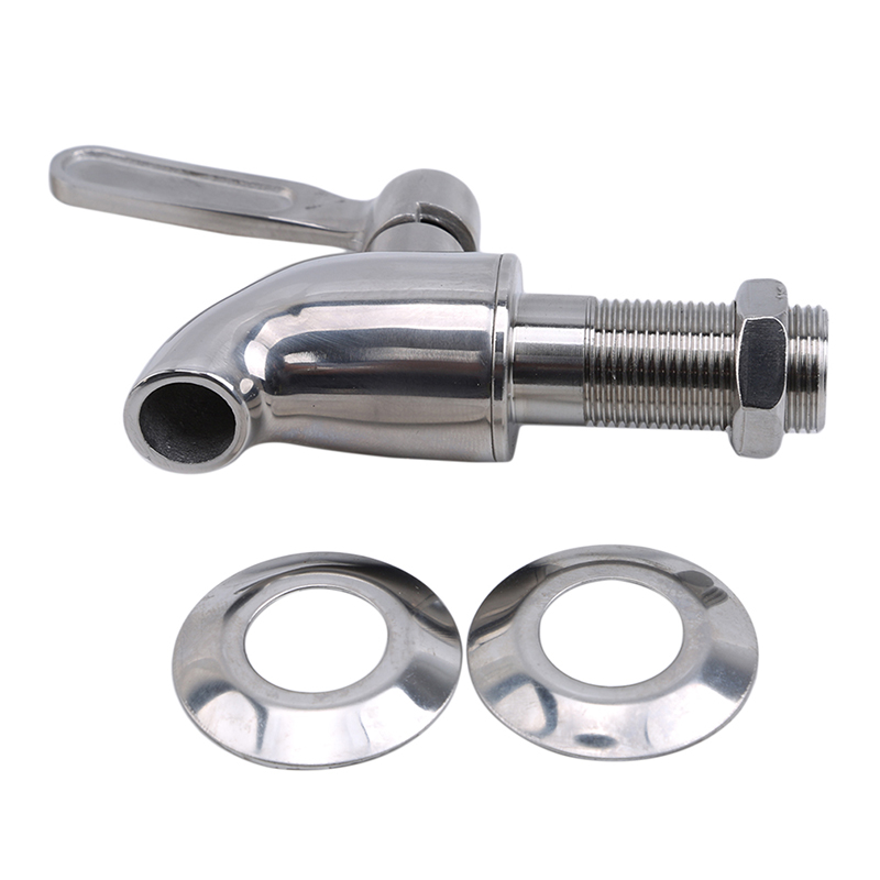 Drink Dispenser Tap Beverage Wine Barrel Faucet Spigot Water Stainless Steel Coffee Juice Taps Durable Faucet: Default Title