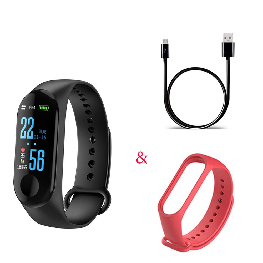 M3 Pro Smart Band Waterproof Fitness Tracker VS M3 Plus Smart Bracelet Blood Pressure Heart Rate Monitor: LJC00H12N2