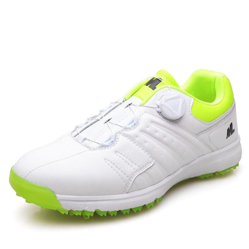 Waterproof Golf Shoes Men Outdoor Grass Walking Shoes for Golfer White Anti Slip Training Golf Sneakers Men Athletic Shoes: YinGuangLu / 8.5