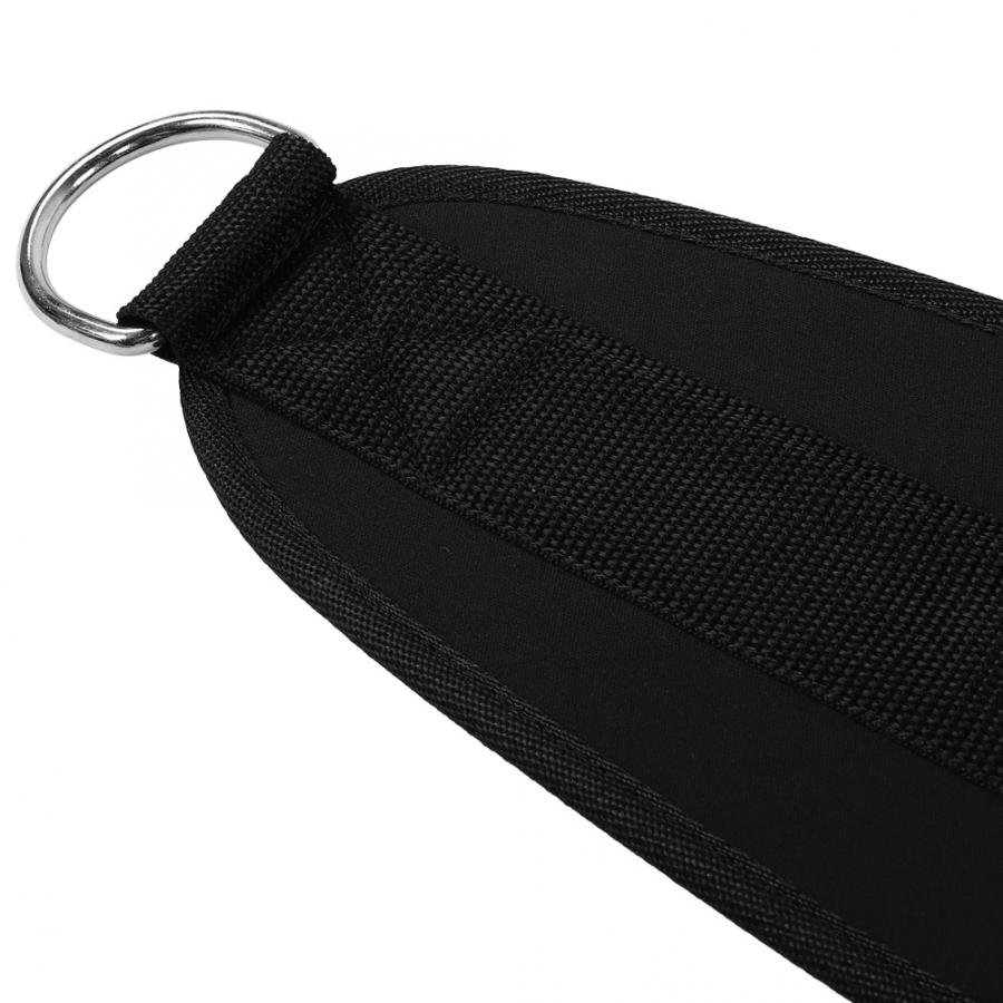 Weight Lifting Belt with Pull Chain Workout Gym Pull-Ups Weight Belt Barbell Plate Waist Belt Fitness Equipment