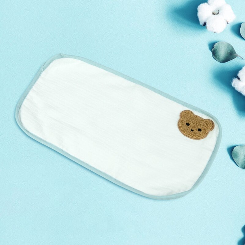 Serviette d'alimentation pour bébé, mouchoir en coton Anti-crachat, tissu pour le visage