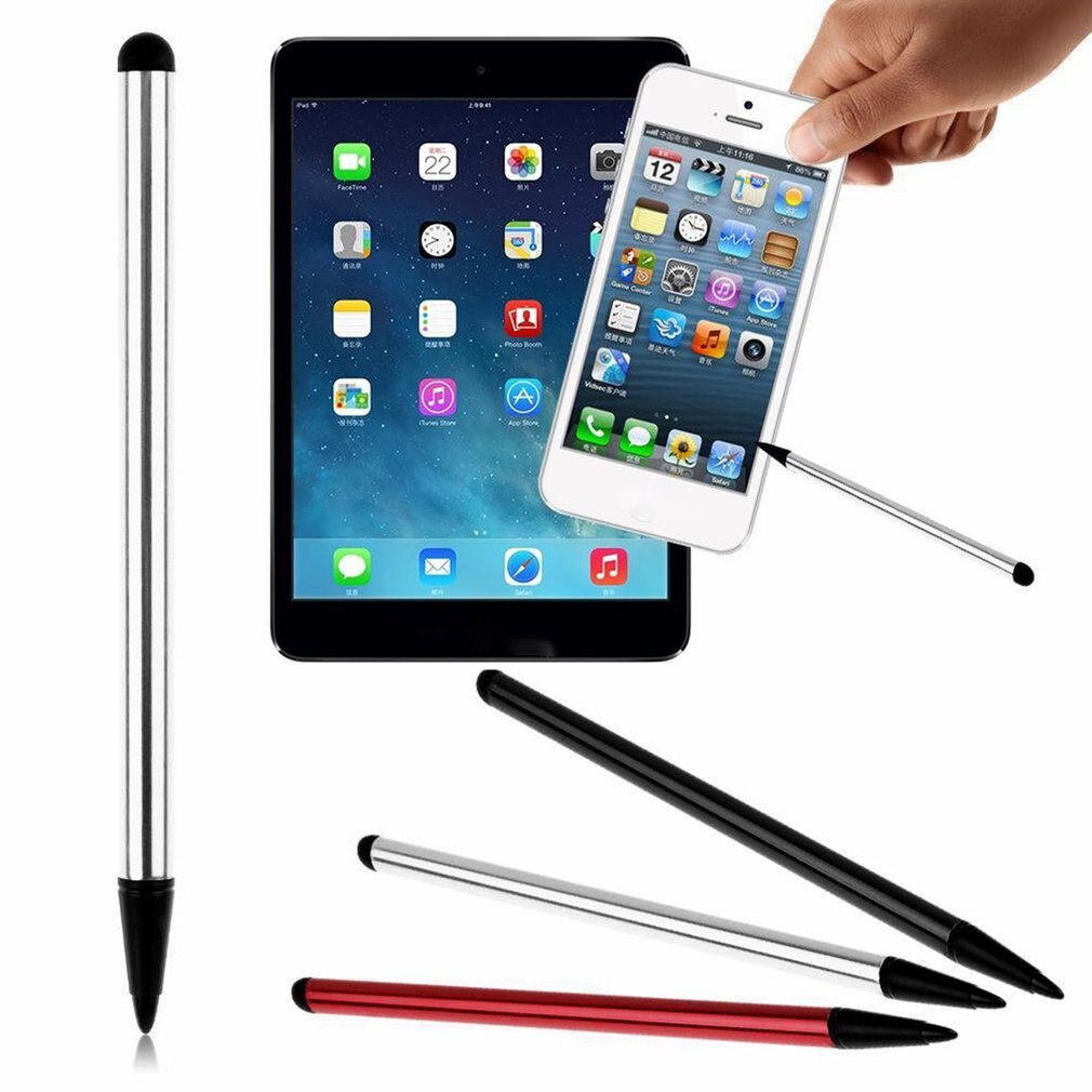 2 in 1 Capacitive Resistive Pen Touch Screen Stylus Pencil for Tablet iPad Cell Phone PC Capacitive Dual-Purpose Stylus Pen