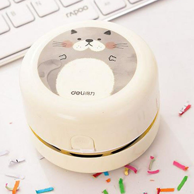 Mini Desktop Automatic Robot Vacuum Cleaner Electric Sweeping Machine Computer Keyboard Robotic Dust Collector Household Sweeper: A