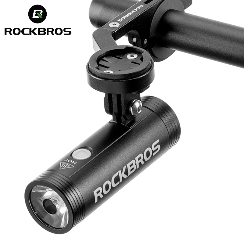 Rockbros Fiets Licht Hijsen Koplampen Multifunctionele Houder Krachtige Flash Light Usb Charing Led Fiets Front Light 4000Mah