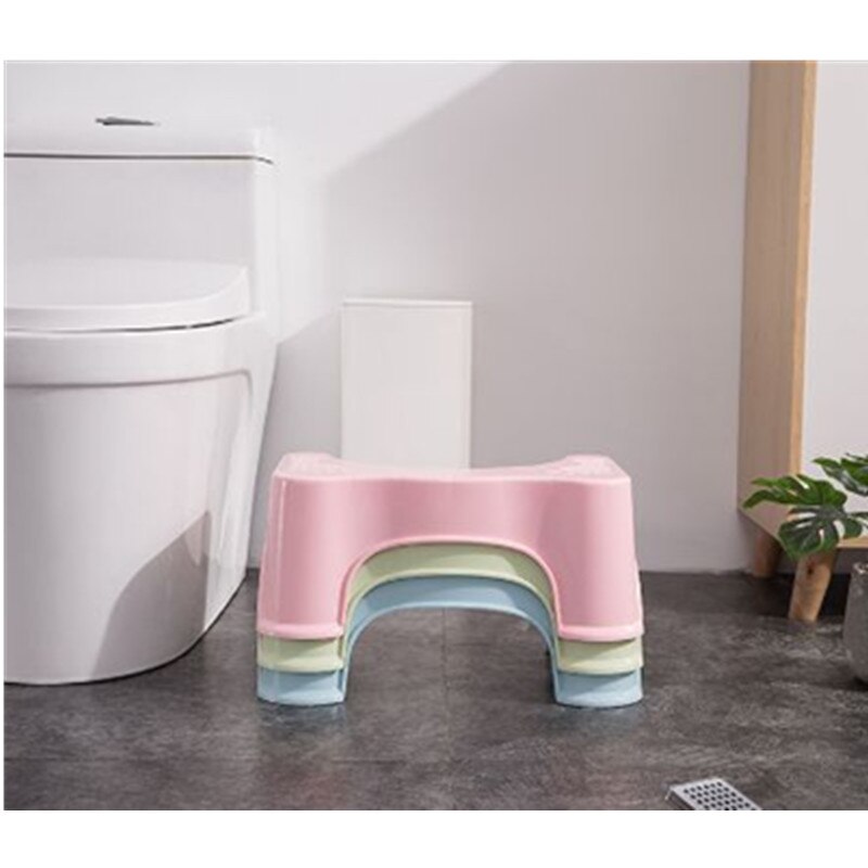 Toilet Squatty Step Stool Child Old People Foot Seat Rest Bathroom Potty Squat Aid Helper Anti-slip Heightened Chair 4Colors SW