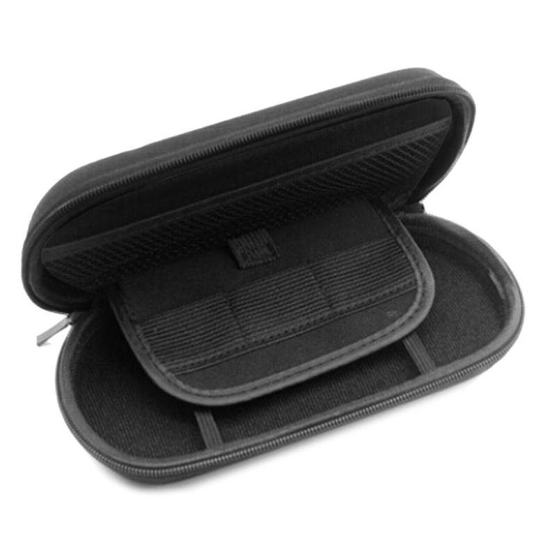 Aloseed Black Hard Case Gaming Beschermende Carry Cover Bag Pouch Voor Sony Ps Vita Psv 1000/2000 Voor Psp