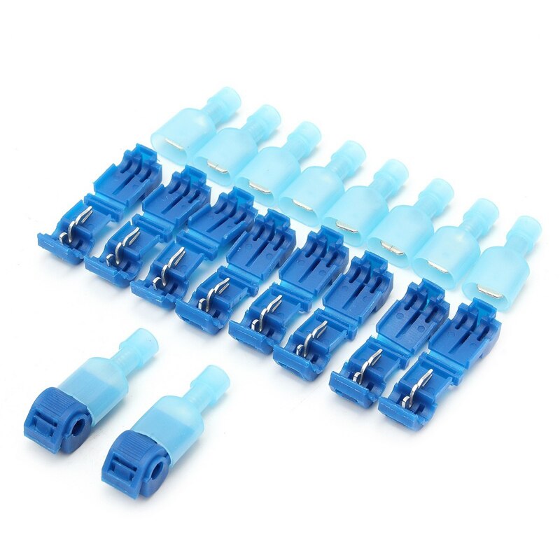 20/40Pcs Quick Elektrische Kabel Connectors Snap Splice Lock Draad Terminals Crimp Straight Lock Krimpen Wire Connector: 40pcs