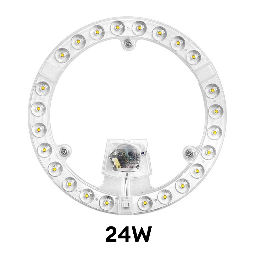 Led Module 220V Ceiling Light Led Panel Board 12W 18W 24W 36W Replacement Led For Circle Lamp Ceiling Fan Wall Lamp Round Module: green
