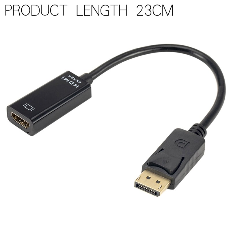 1080 DisplayPort DP Male to HDMI Female Cable Adapter Display Port Converter for Projector HP/Dell Laptop