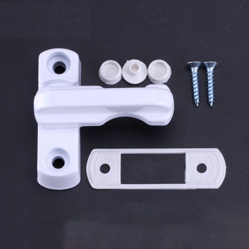 Alloy T-Lock Sash Jammer Aluminum Alloy Security Locks Blocker For Doors Windows Door Sash Lock Sash Doors Windows