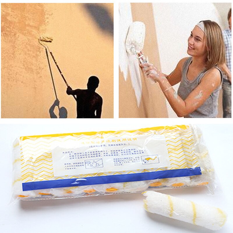 10/20pcs Paint Brushes Wall Ceiling 4 Inch DIY Roller Paint Brush Painting Brushes Painting Tools Paint Tool Sets for Home