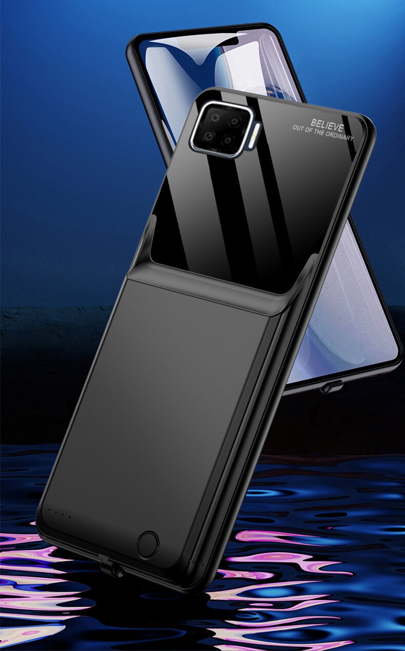 10000 Mah Battery Case For Oppo F17 Reno 4 SE A7X Smart Charger Cases Cover Power Bank For Oppo F17 Battery Case