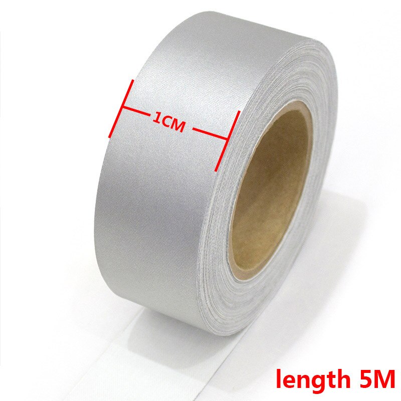 Reflective reflect strip Strip Heat Transfered Reflective Tape Sticker For Clothes Iron On Bag Shoes Diy Handmade Crafts